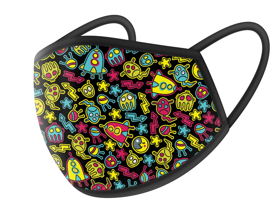 Aliens and UFO Cloth Face Masks