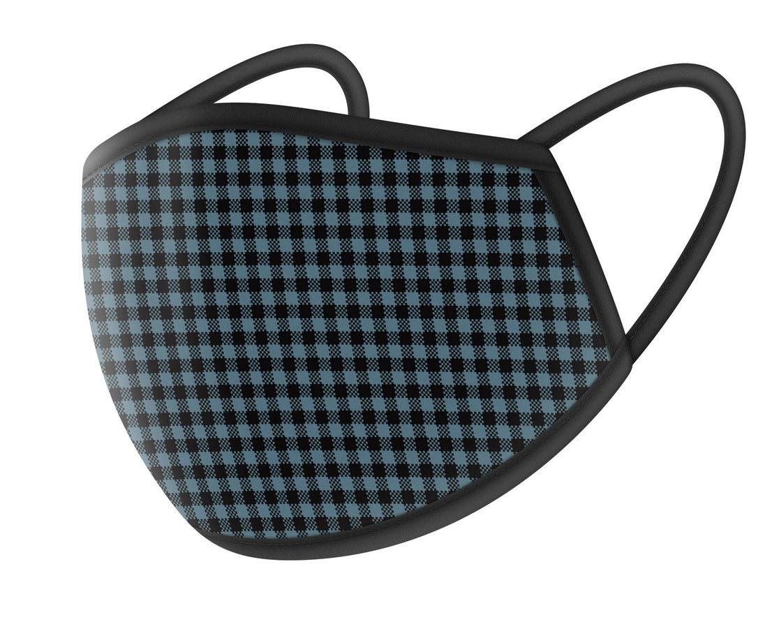Blue Flannel Cloth Face Masks