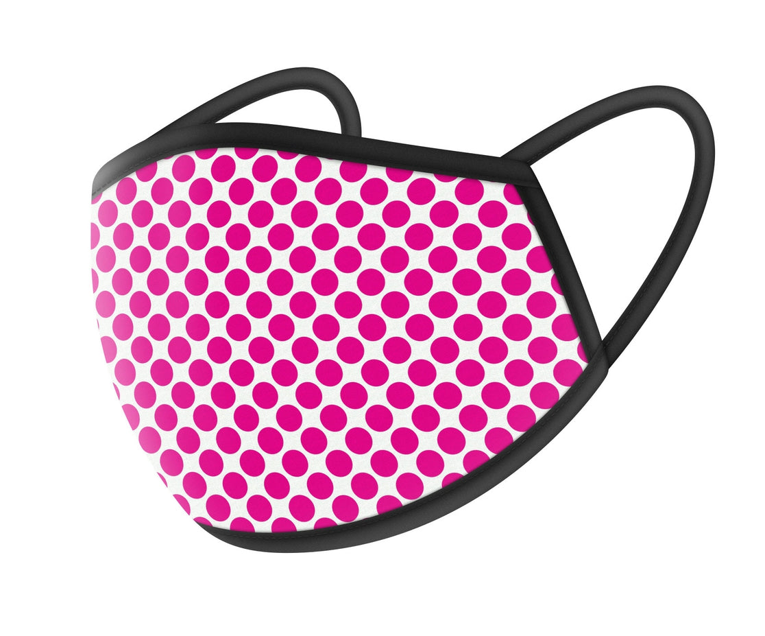 Pink Polka Dots Cloth Face Masks